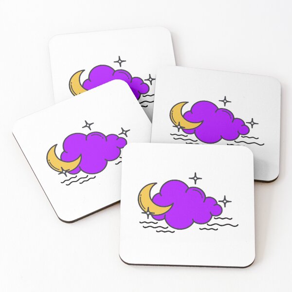 Item preview, Subtle Intersex Pride Moon and Cloud designed and sold by tiredandbored.