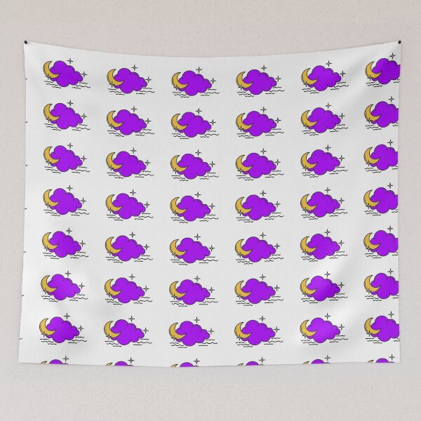 Item preview, Subtle Intersex Pride Moon and Cloud designed and sold by tiredandbored.