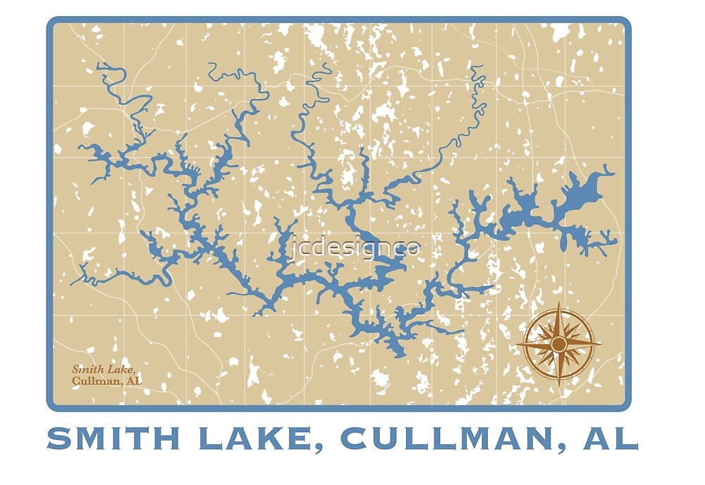 "Smith Lake Cullman, AL Tshirt" by jcdesignco Redbubble
