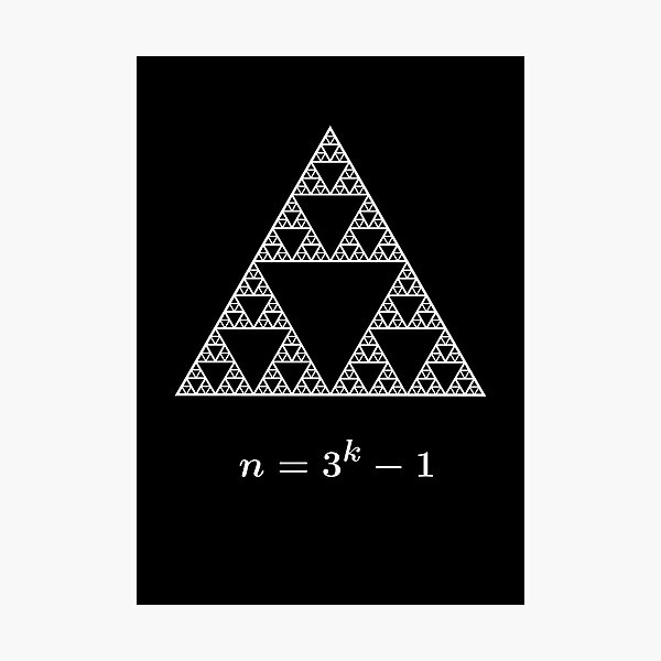 Item preview, Aesthetic math : Sierpinski's triangle designed and sold by CreatingGuy.