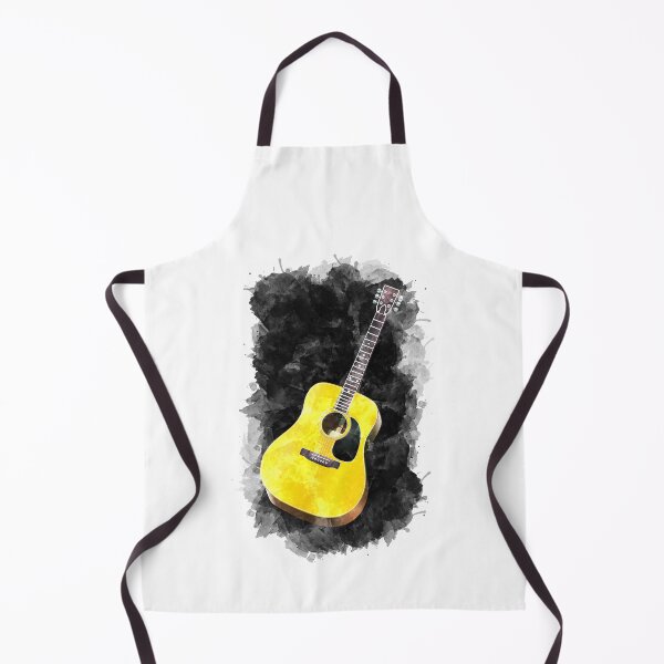 Item preview, Guitar Watercolor Art / Love Music Player Graphic Acoustic design designed and sold by CreatedByHeidi.