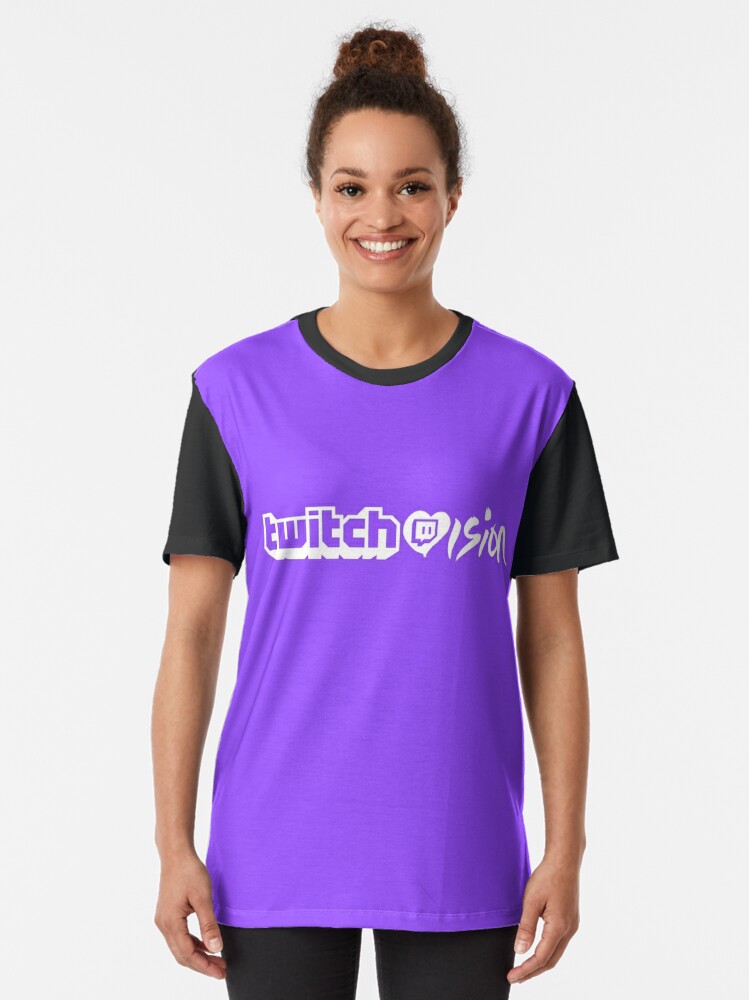 Alternate view of TwitchVision Song Contest Official Merch Graphic T-Shirt