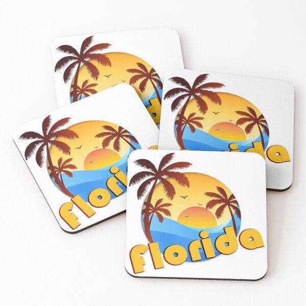 Item preview, Florida Miami Summer Sun Palm Trees USA America designed and sold by BullDesignsShop.