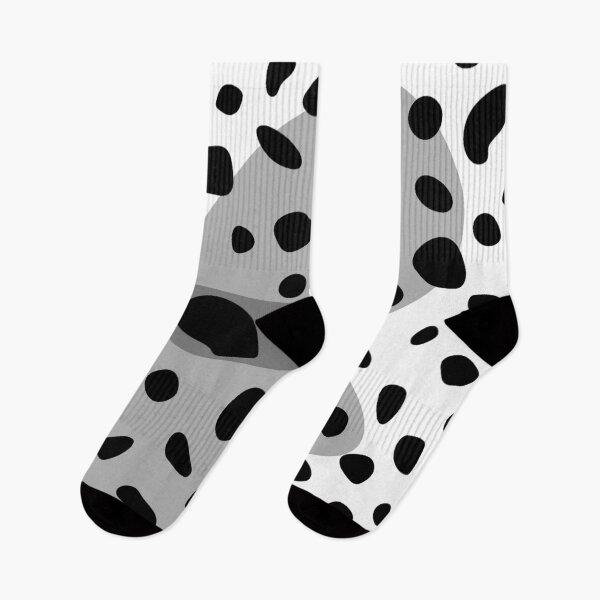 Item preview, Black and white dalmatian dog spots pattern design designed and sold by TheWalnut.