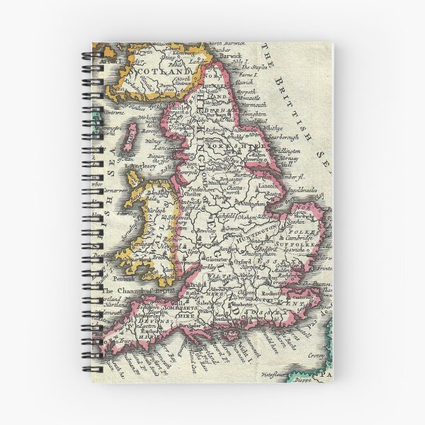 Item preview, Vintage Map of England (1747) designed and sold by BravuraMedia.