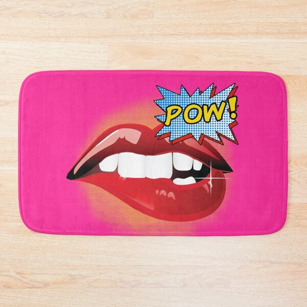 Item preview, Pow! Sexy lips comics action word Pop Art designed and sold by Glimmersmith.