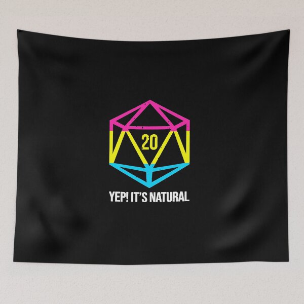 Item preview, It’s Natural 20 Pansexual Flag Pride LGBT Right Saying designed and sold by CarleyBatz.