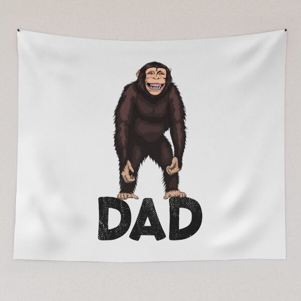 Item preview, Monkey Dad Chimpanzee designed and sold by Bendthetrend.