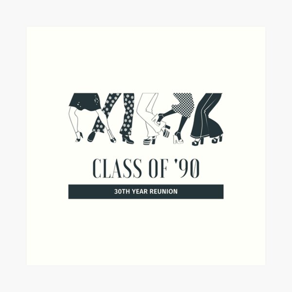 Artikel-Vorschau von Retro-Tanz-Disko der Abschlussklasse 1990, designt und verkauft von OnSale.