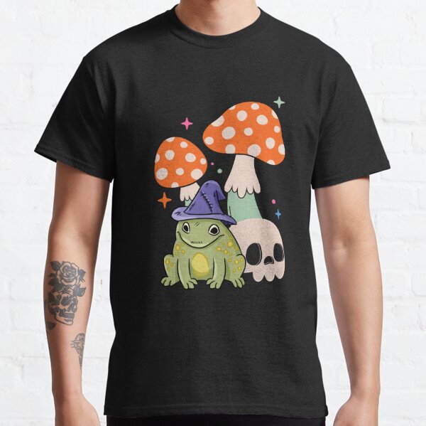 Aesthetic Cottagecore Mushroom T Shirts Redbubble - mushroom wizard hat roblox