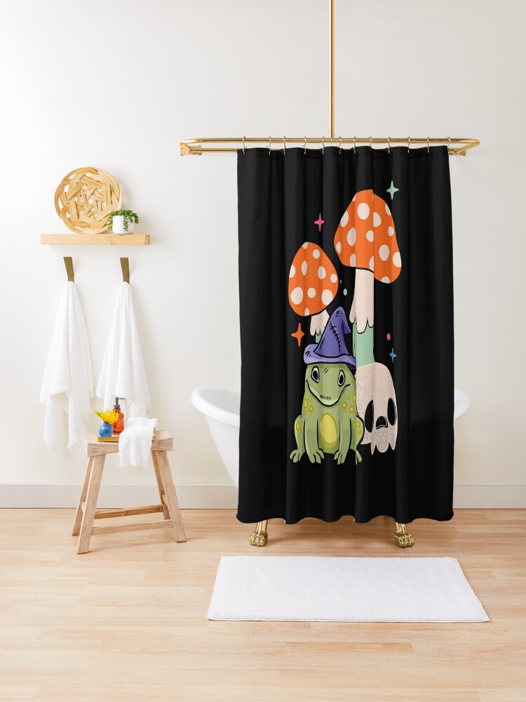 Witch Shower Curtain, Witchy Shower Curtain, Witchy Decor