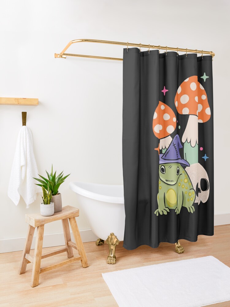 Witch Shower Curtain, Witchy Shower Curtain, Witchy Decor