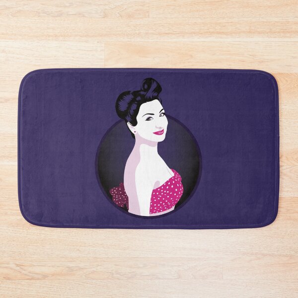 Item preview, Pin Up Girl | Louisa - Pink & Purple designed and sold by ladyfacecreates.