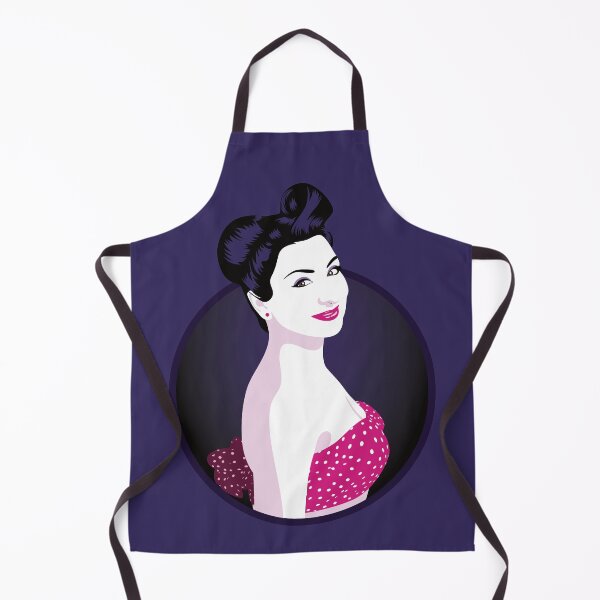 Item preview, Pin Up Girl | Louisa - Pink & Purple designed and sold by ladyfacecreates.