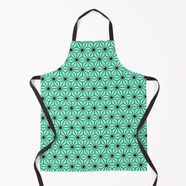 Item preview, Aquamarine Asanoha - Japanese Traditional Pattern designed and sold by KinitaDesign.