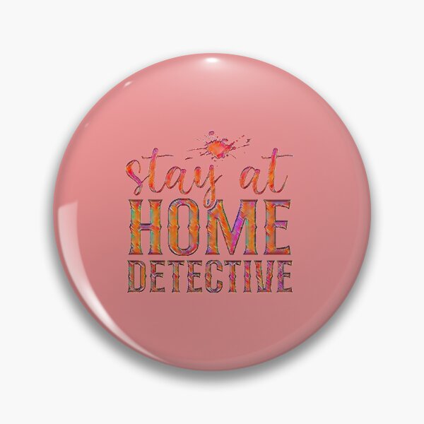 Item preview, Stay At Home Detective  - red version designed and sold by CristalleLisa.