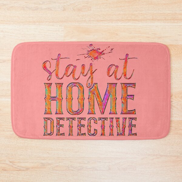 Item preview, Stay At Home Detective  - red version designed and sold by CristalleLisa.