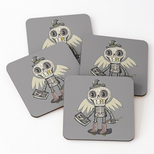 Item preview, Skull Man on a Skateboard designed and sold by wottoart.