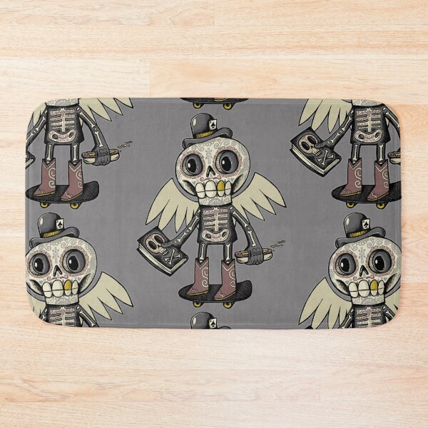Item preview, Skull Man on a Skateboard designed and sold by wottoart.