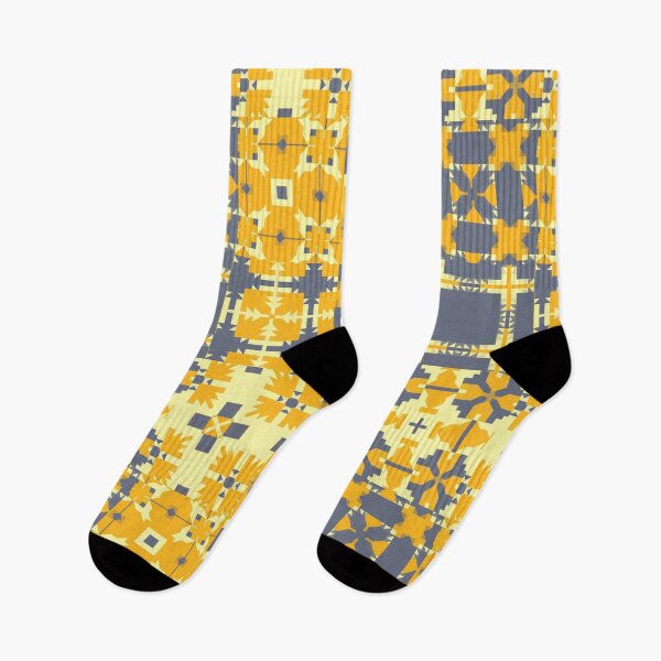 Item preview, Ultimate Gray and Bright Yellow Geometry Pattern designed and sold by Patricia Ramsauer.