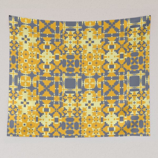 Item preview, Ultimate Gray and Bright Yellow Geometry Pattern designed and sold by Patricia Ramsauer.