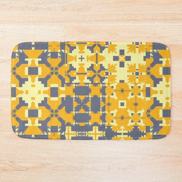Item preview, Ultimate Gray and Bright Yellow Geometry Pattern designed and sold by Patricia Ramsauer.