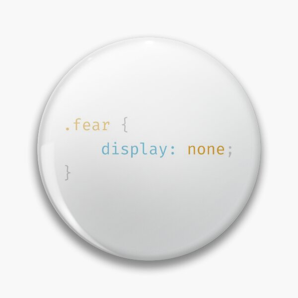 Item preview, CSS Coding Pun No Fear - Funny Programming Joke designed and sold by HDTees4U.