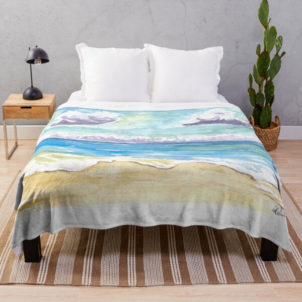 Item preview, Beach Waves Spray And Caribbean View designed and sold by artshop77.