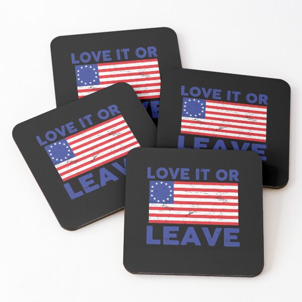 Item preview, Love It Or Leave Betsy Ross American Flag designed and sold by CarleyBatz.
