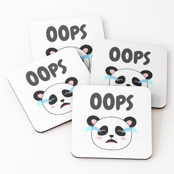 Item preview, Oops Panda designed and sold by speakupandshine.