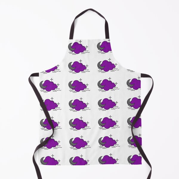 Item preview, Subtle Asexual Pride Moon and Cloud designed and sold by tiredandbored.