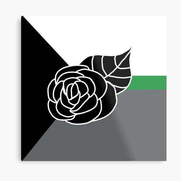 demiromantic rose Metal Print