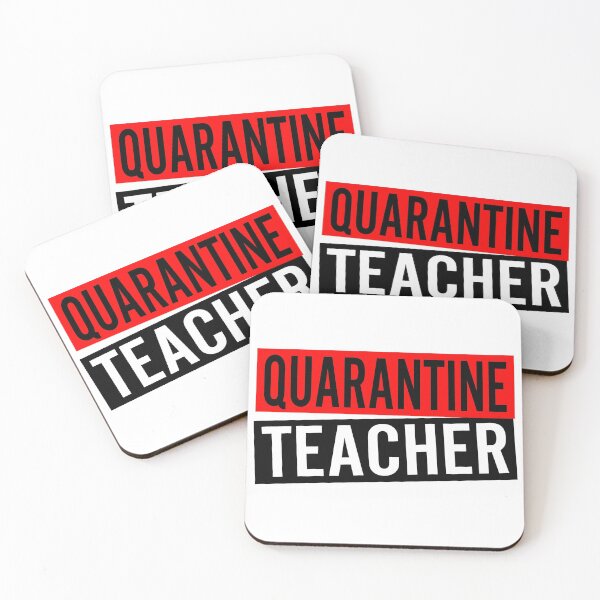 Item preview, Quarantine Teacher Classic Sticker Design designed and sold by Glike.