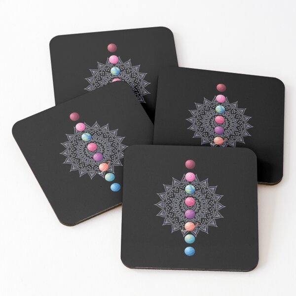 Item preview, Astro Yoga Chakras Sun Mandala Planets Solar System designed and sold by Maria Garcia.