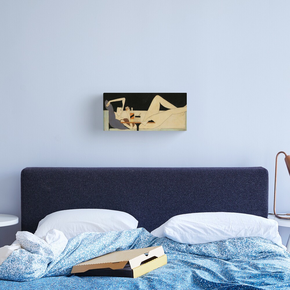 The Girl on The Couch by Pang Xunqin - Classical Art Canvas Print