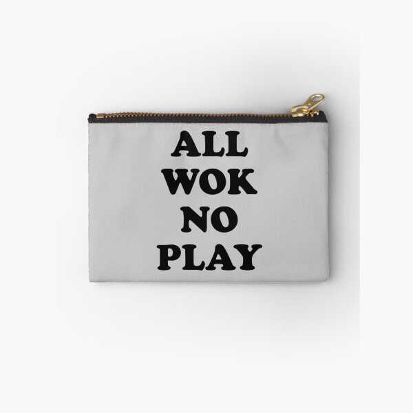 Item preview, All Wok No Play (Cooking Pun) designed and sold by Dennis Weber.