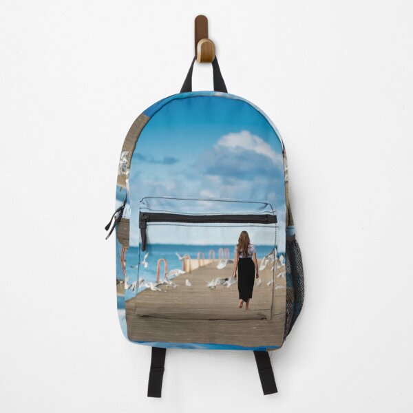 Item preview, People Girl Walking Alone Sad Bridge designed and sold by DanielCarvalho2.