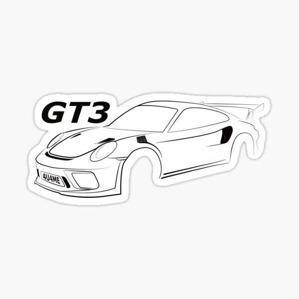 GT3 T-Shirt Sticker