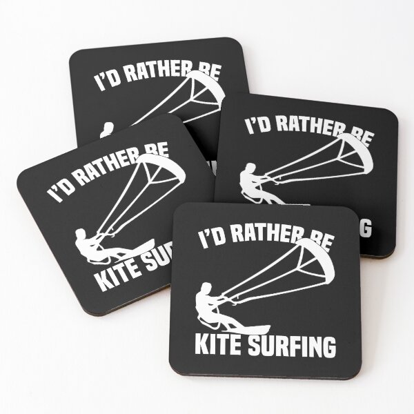 Item preview, I'D Rather Be Kite Surfing - KiteSurfer Kiteboarding Waves designed and sold by Nessshirts.