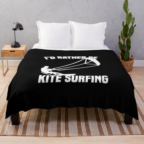 Item preview, I'D Rather Be Kite Surfing - KiteSurfer Kiteboarding Waves designed and sold by Nessshirts.