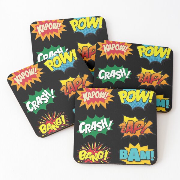 Item preview, Fight Scene Noises Sounds Comic Books Onomatopoeia designed and sold by Fenay Designs.