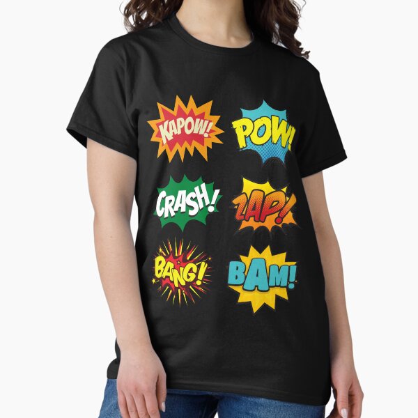 Item preview, Fight Scene Noises Sounds Comic Books Onomatopoeia designed and sold by Fenay Designs.