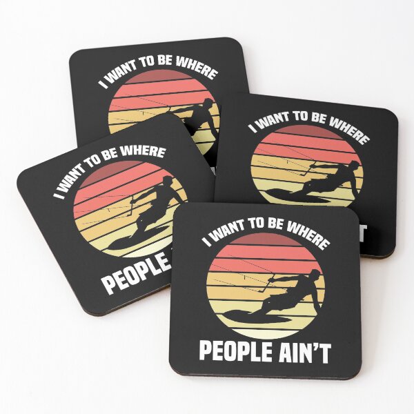 Item preview, I Want To Be Kitesurfing Where People Ain't Kiteboarding designed and sold by Nessshirts.