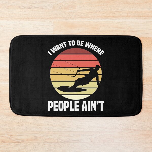 Item preview, I Want To Be Kitesurfing Where People Ain't Kiteboarding designed and sold by Nessshirts.