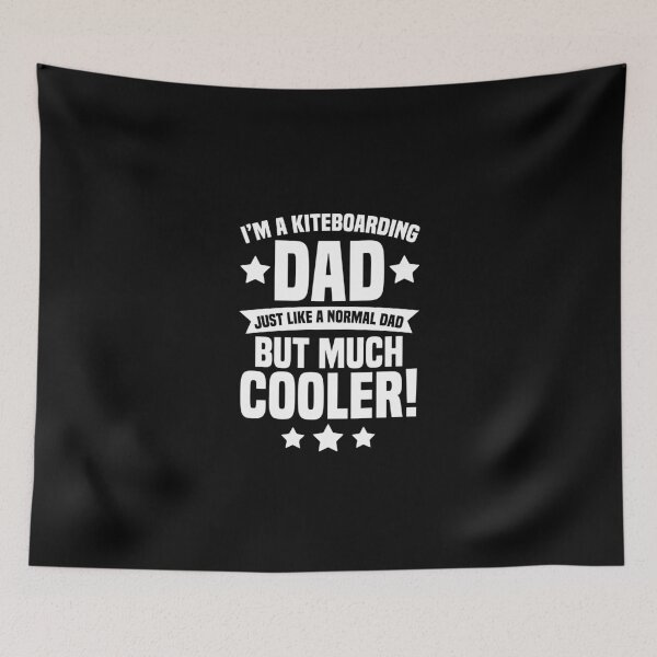 Item preview, I'm A KiteBoarding Dad Normal Dad But Much Cooler Surfer designed and sold by Nessshirts.