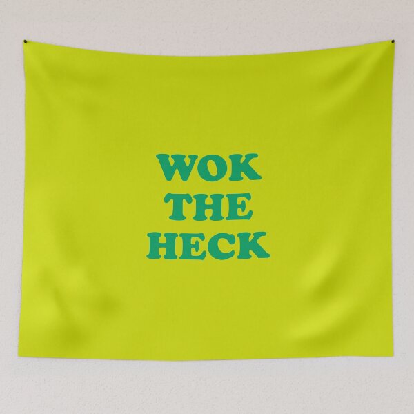 Item preview, Wok the Heck, Retro Pun designed and sold by Dennis Weber.