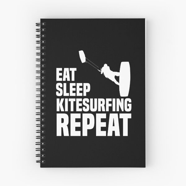 Item preview, Eat Sleep Kitesurfing Repeat - Kitesurfer Kiteboarder designed and sold by Nessshirts.