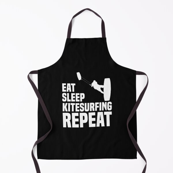 Item preview, Eat Sleep Kitesurfing Repeat - Kitesurfer Kiteboarder designed and sold by Nessshirts.
