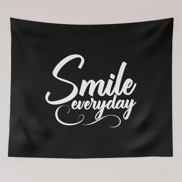 Item preview, Smile Everyday - Positive and Motivating Saying designed and sold by Ilana Khoshsima.
