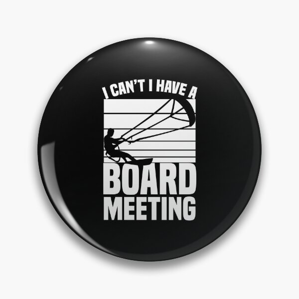 Item preview, I Can't Have a Kite Board Meeting Kite Flying Kiteboarder designed and sold by Nessshirts.